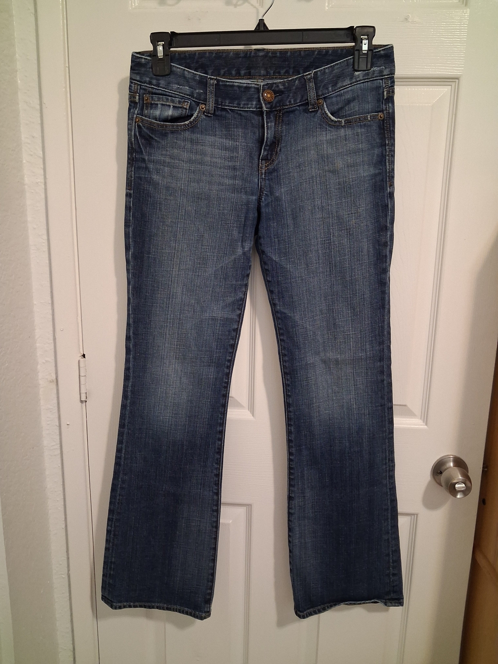 Express Women's Dark Blue Bootcut Jeans